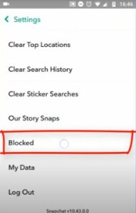Unblock Someone On Snapchat